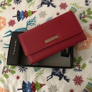 Tahari Red Wallet